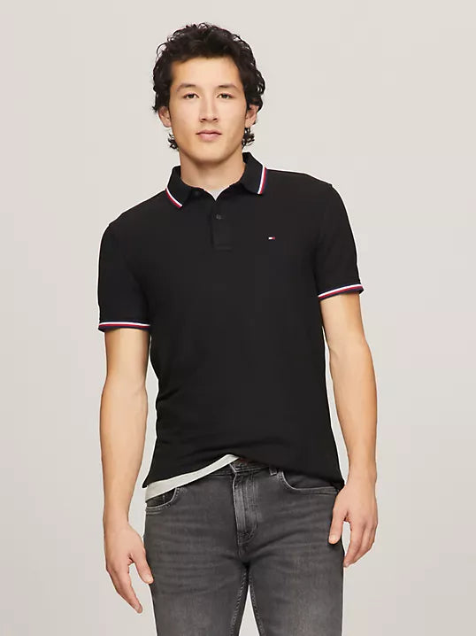 Tommy Hilfiger Polo Hombre Negro