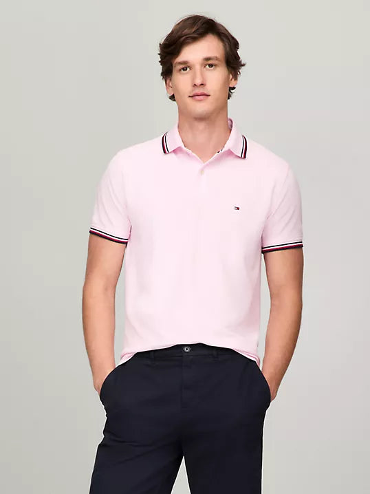 Tommy Hilfiger Polo Hombre Rosado