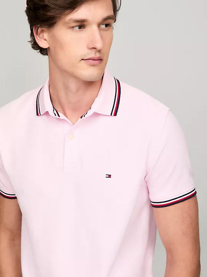 Tommy Hilfiger Polo Hombre Rosado