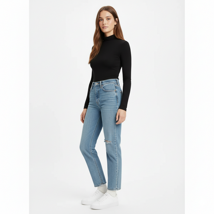 Levi’s Wedgie Straight Jean Mujer Azul
