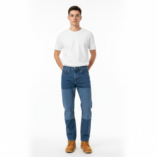 Levi’s 551 Z AUTHENTIC Straight Jeans Hombre Azul Parches