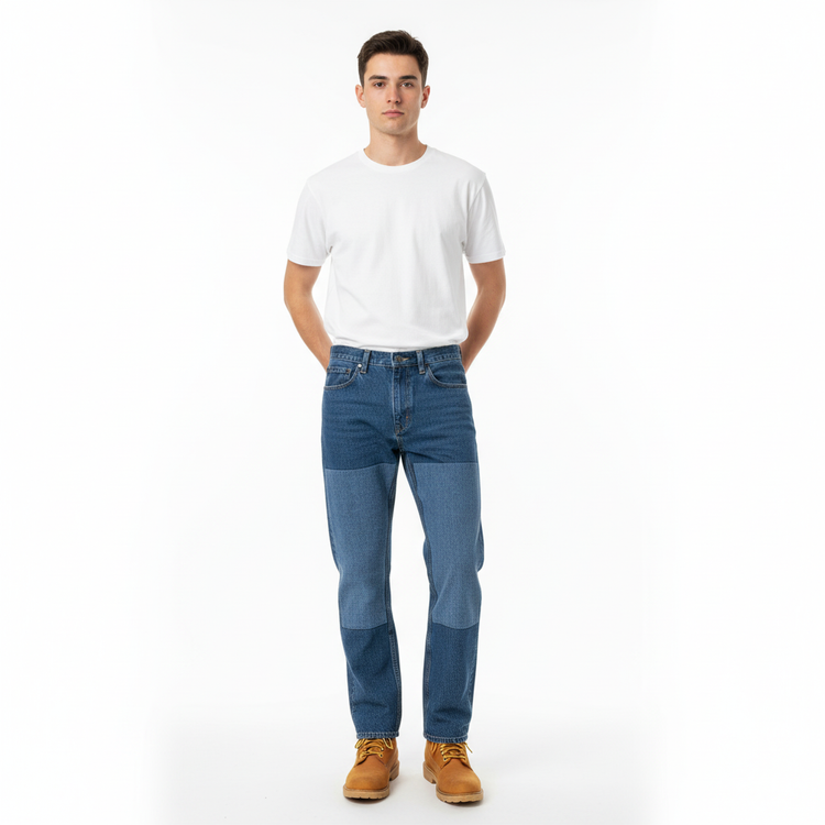 Levi’s 551 Z AUTHENTIC Straight Jeans Hombre Azul Parches