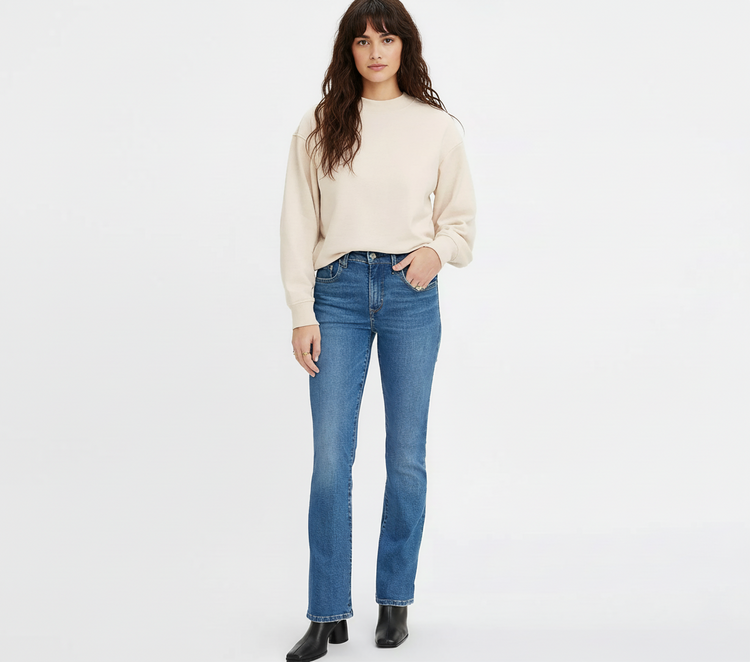 Levi’s 725 High-Rise Bootcut Jeans Mujer Azul