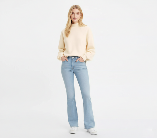 Levi’s 725 High-Rise Bootcut Jeans Mujer Azul Claro