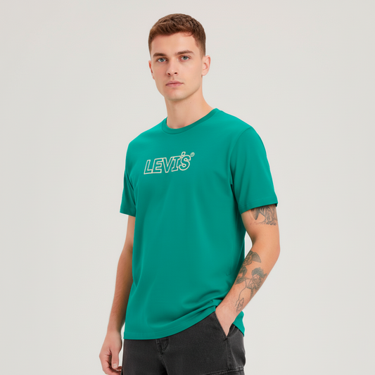 Levi’s Camiseta Hombre Celeste Verde