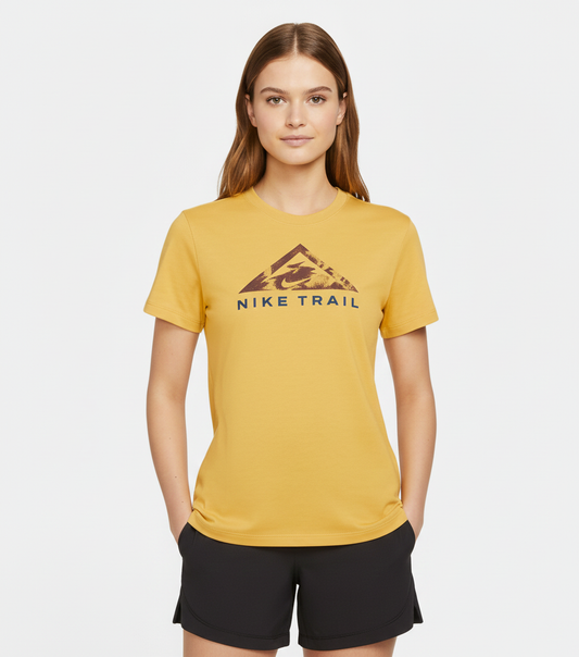 Nike Trial Camiseta Deportiva Mujer Amarillo