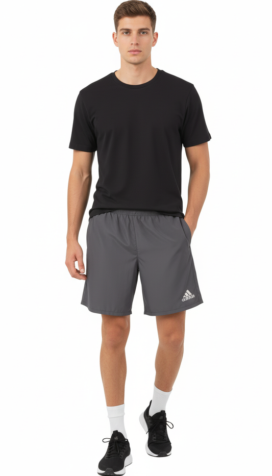 Adidas Short Deportivo Hombre Gris