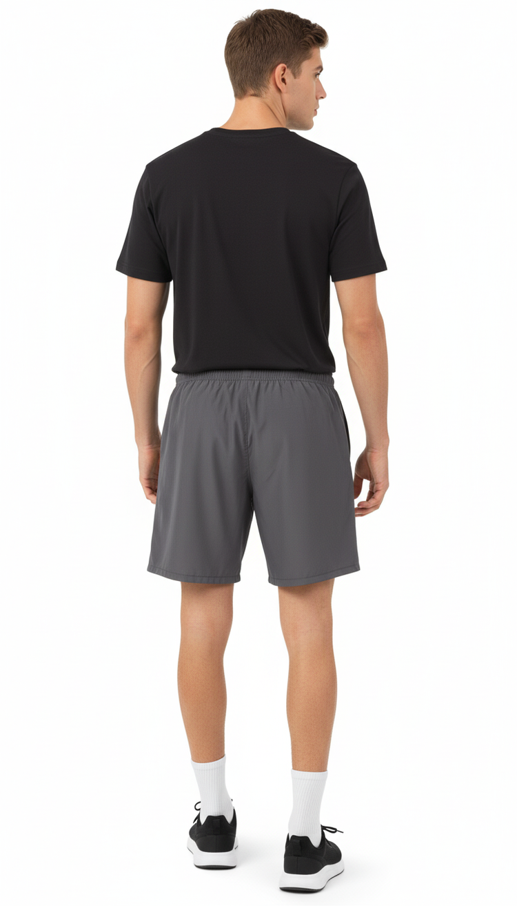 Adidas Short Deportivo Hombre Gris