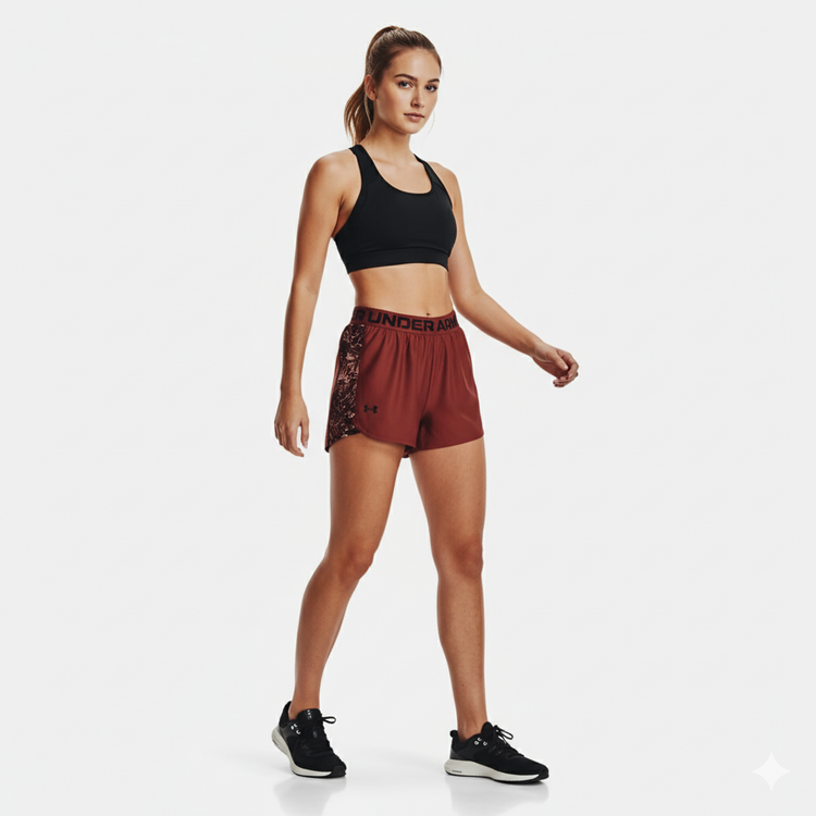 Under Armour Mujer Short Deportivo Terracota