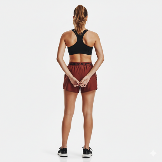 Under Armour Mujer Short Deportivo Terracota