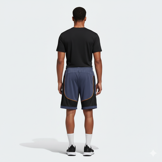 Adidas Short Hombre Azul/Negro