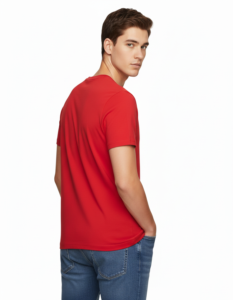 Tommy Hilfiger Camiseta con Logo Rojo