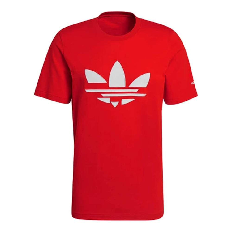 Adidas Camiseta Deportiva Hombre Rojo