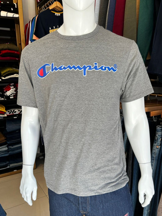 Champion Camiseta Hombre Gris Oscuro