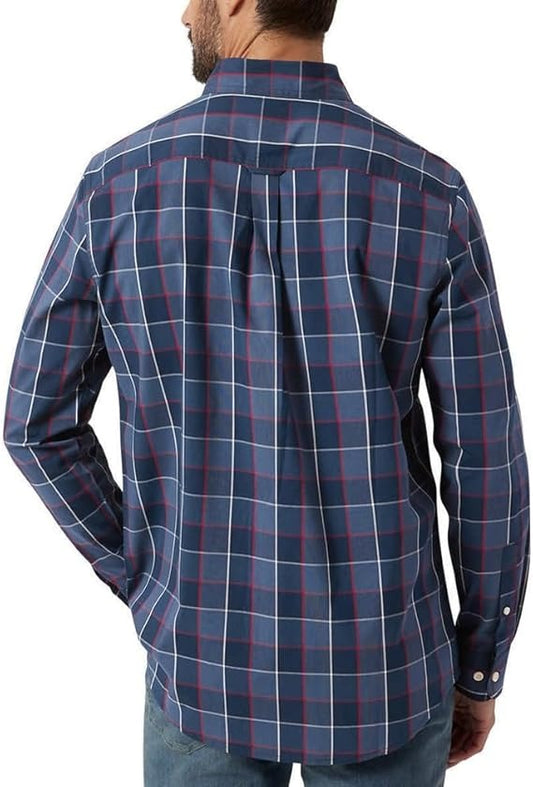 Tommy Hilfiger Camisa Oxford Hombre Cuadros Azul