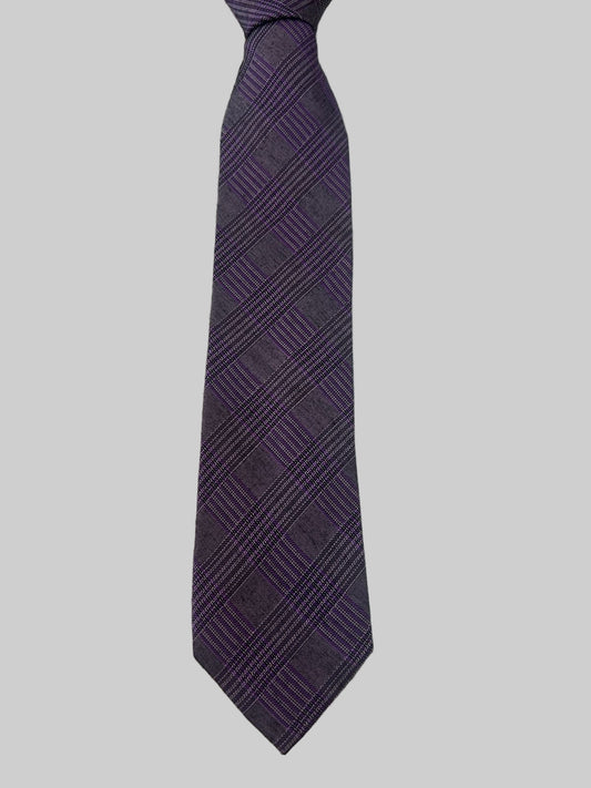 Calvin Klein Corbata Morada con Rayas