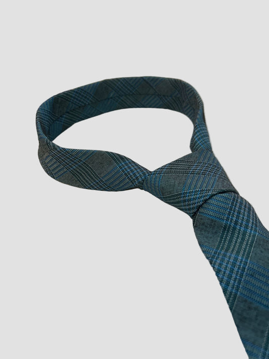 Calvin Klein Corbata Turquesa con Rayas