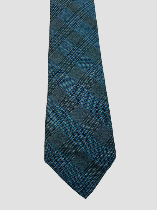 Calvin Klein Corbata Turquesa con Rayas