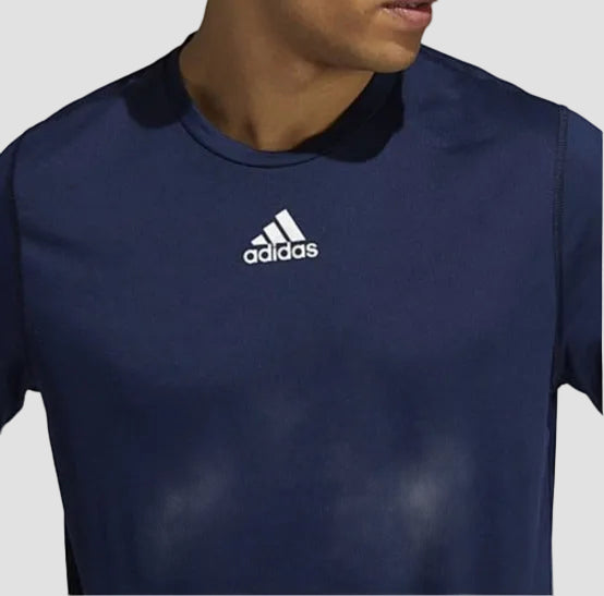 Adidas Camiseta Deportiva Azul Marino