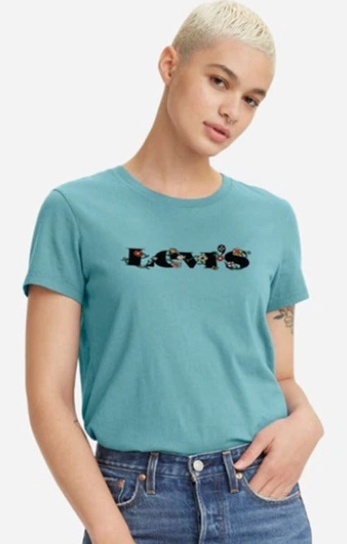 Levi’s Camiseta Mujer Celeste
