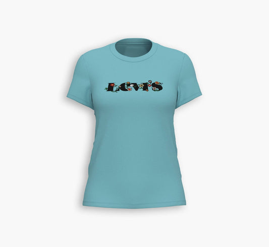 Levi’s Camiseta Mujer Celeste