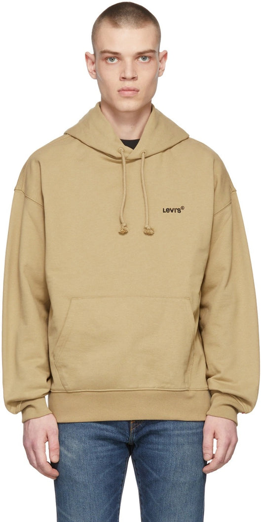 Hoodie Levis Beige Logo Basico