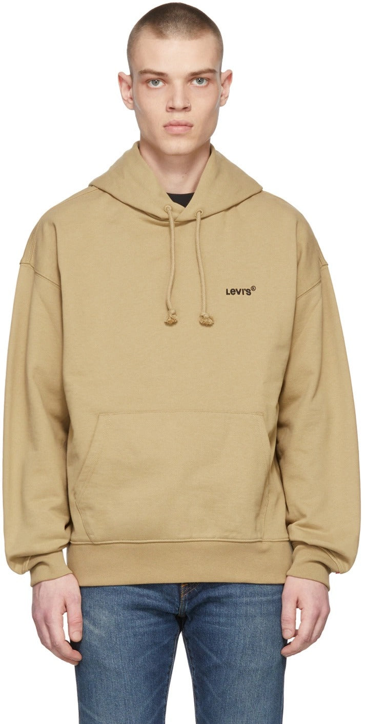 Hoodie Levis Beige Logo Basico