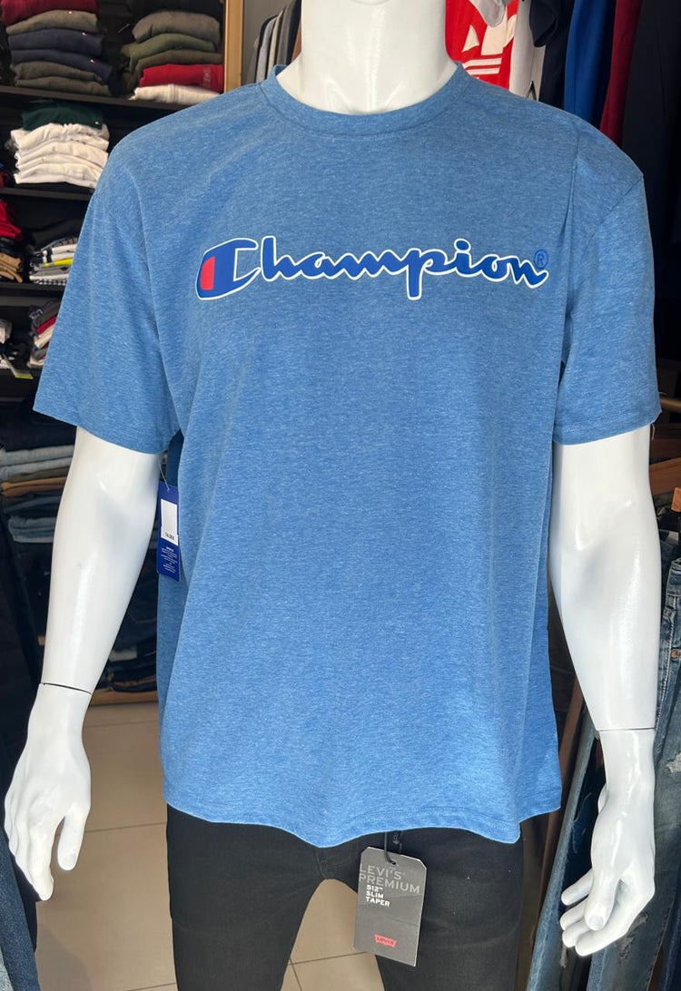 Champion Camiseta Hombre Celeste