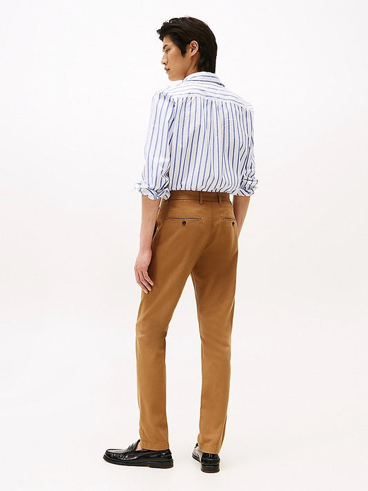 Tommy Hilfiger Pantalon Tela Café Straigth