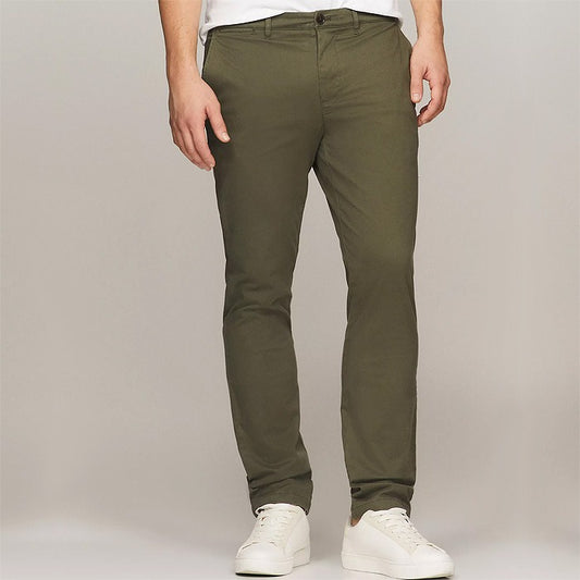 Tommy Hilfiger Pantalon Slim Hombre Verde Militar