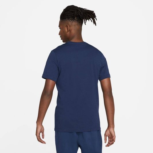 Nike Camiseta Deportiva Hombre Azul Marino