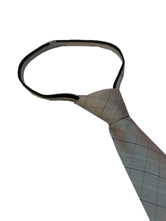 Calvin Klein Corbata para niño Gris Rayas