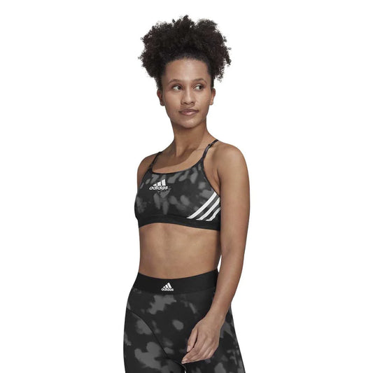 Adidas Bra Deportivo Gris Aeroreact Hyperglam Printed