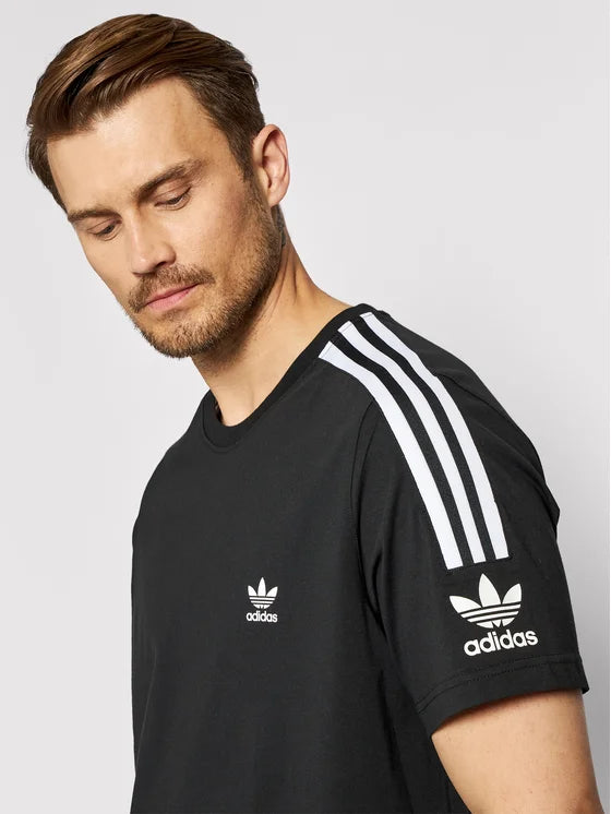 Adidas Camiseta Deportiva Hombre Logo Negro logo