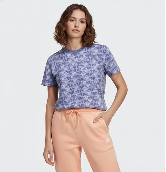 Adidas Camiseta Deportiva Mujer Violeta