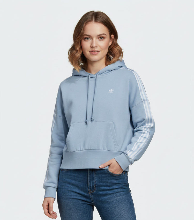 Adidas Hoodie para Mujer Azul Claro