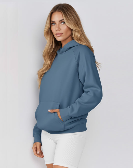 Adidas Hoodie Mujer Azul