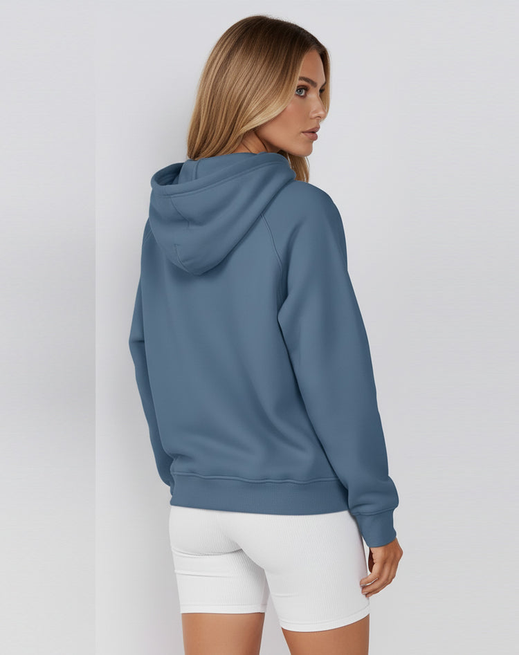 Adidas Hoodie Mujer Azul