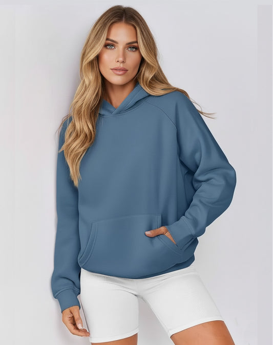 Adidas Hoodie Mujer Azul