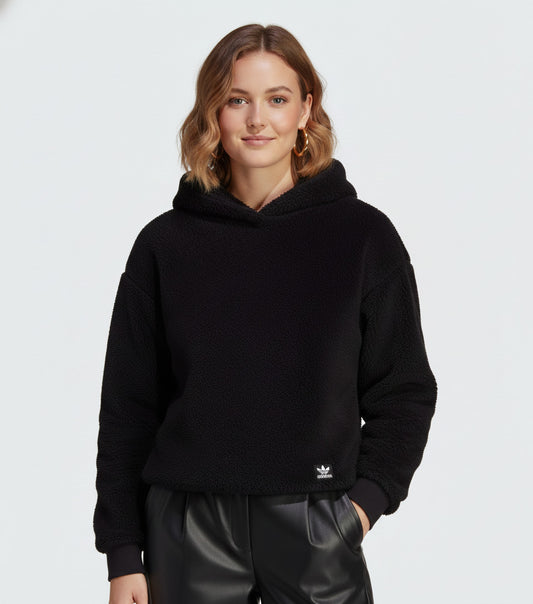 Adidas Hoodie para Mujer Negro