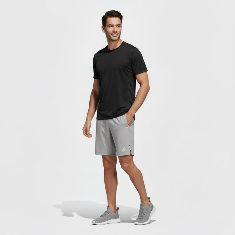 Adidas  Short Hombre Gris Claro