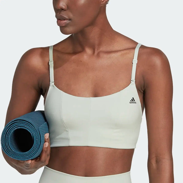Adidas Bra Deportivo Verde Claro Yoga Studio Light