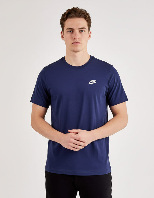 Nike Camiseta Deportiva Hombre Azul