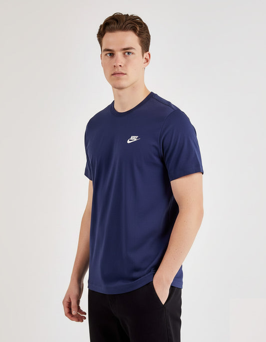 Nike Camiseta Deportiva Hombre Azul