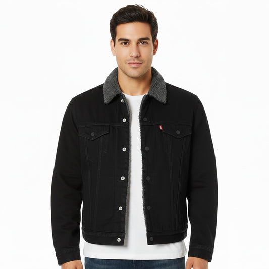 Levi’s Chaqueta Ovejera Negro