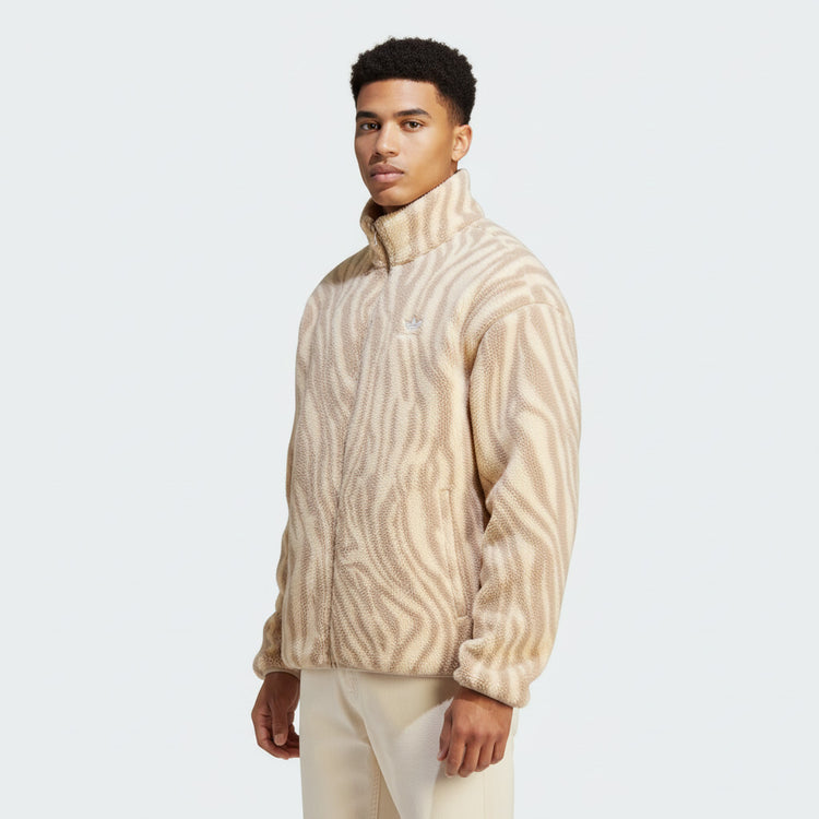 Adidas Abrigo Animalprint Beige Hombre