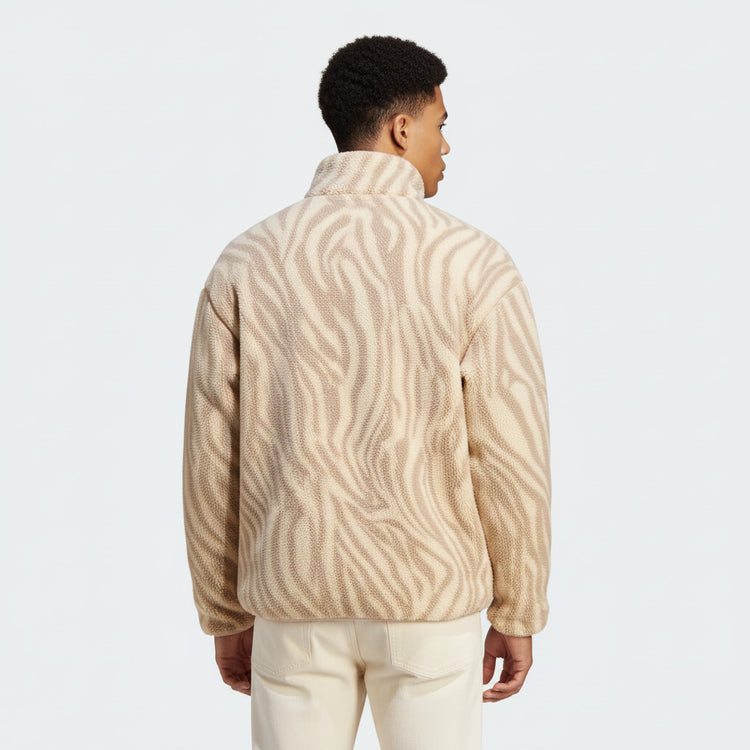 Adidas Abrigo Animalprint Beige Hombre