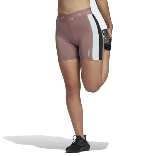 Adidas Short Licra Deportivo Morado Hyperglam Training Techfit