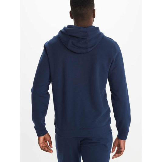 Marmot Hoodie Azul Marino Logo Grande