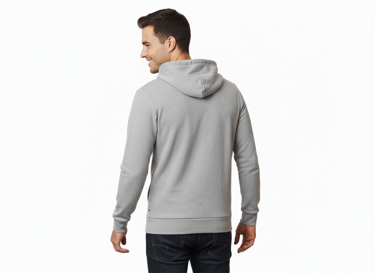 Tommy Hilfiger Suéter con Capucha Gris H